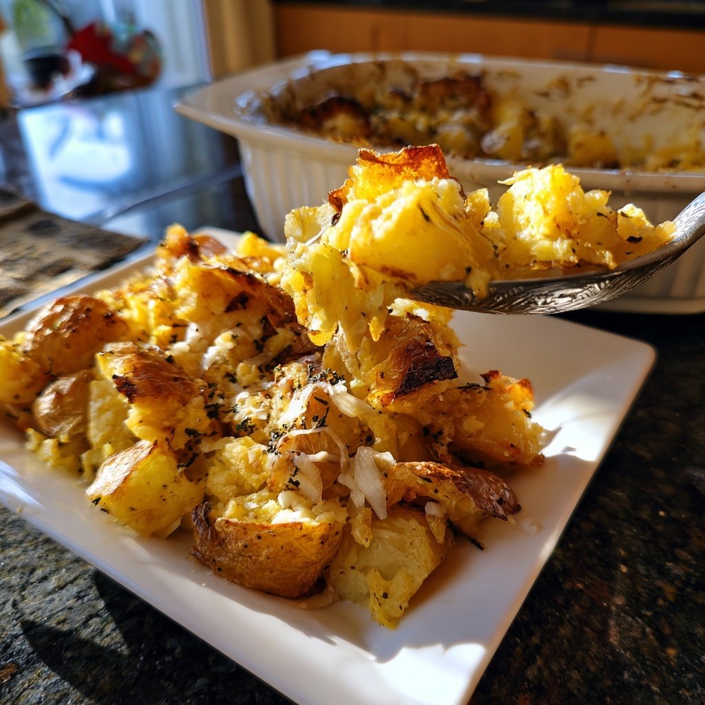 Mittagessen mit Kartoffeln