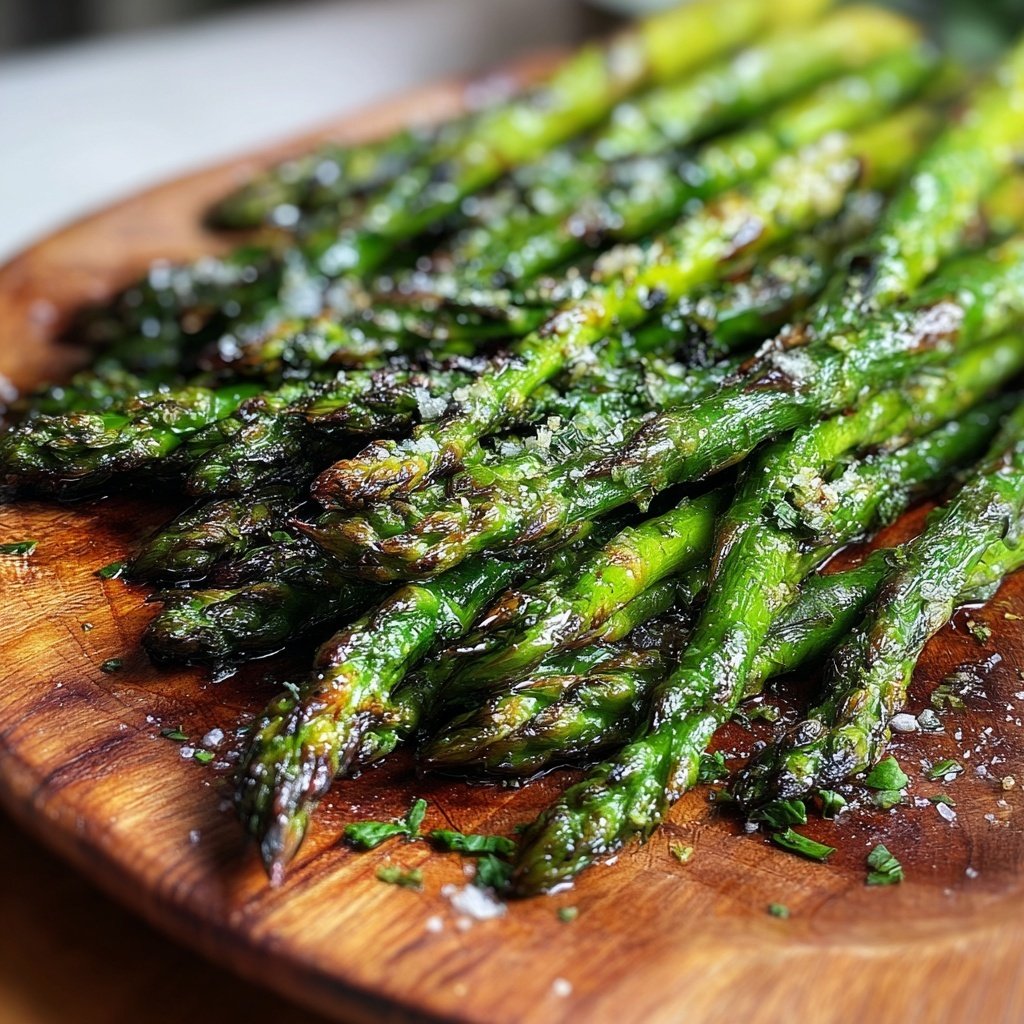 Gegrillte Spargel Stangen