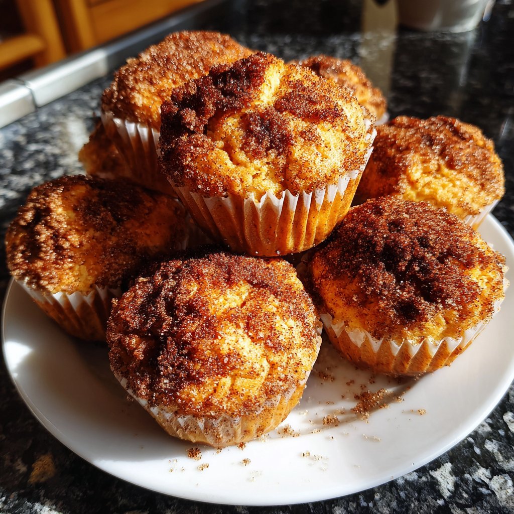 Muffins mit Zimtkruste