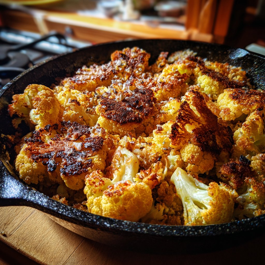 Blumenkohlpfanne mit Kreuzkümmel