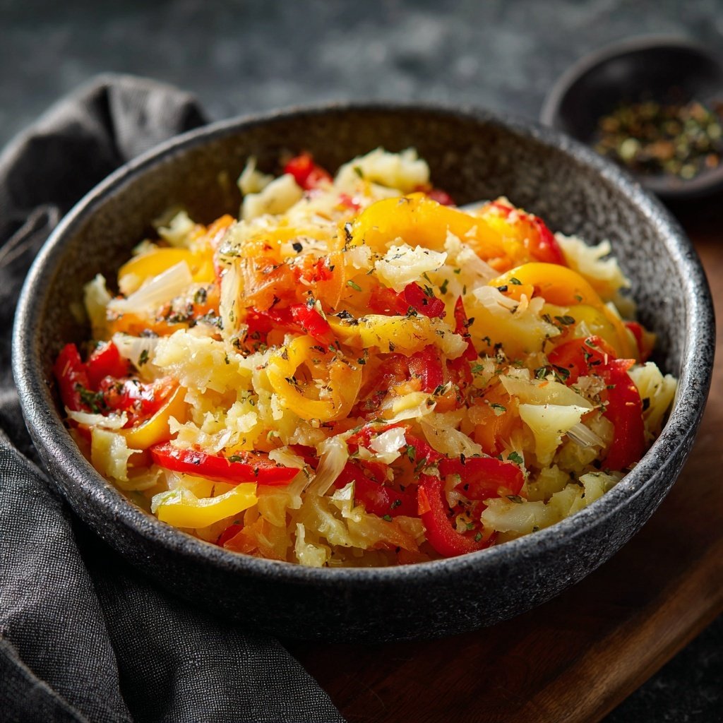 Blumenkohl Reis Mit Paprika