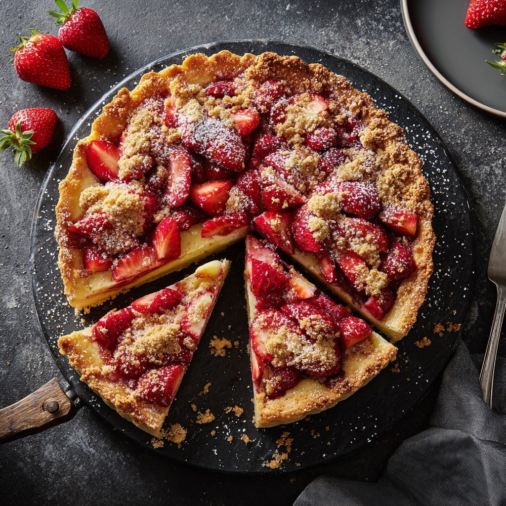 Erdbeerkuchen Mit Beerenmix