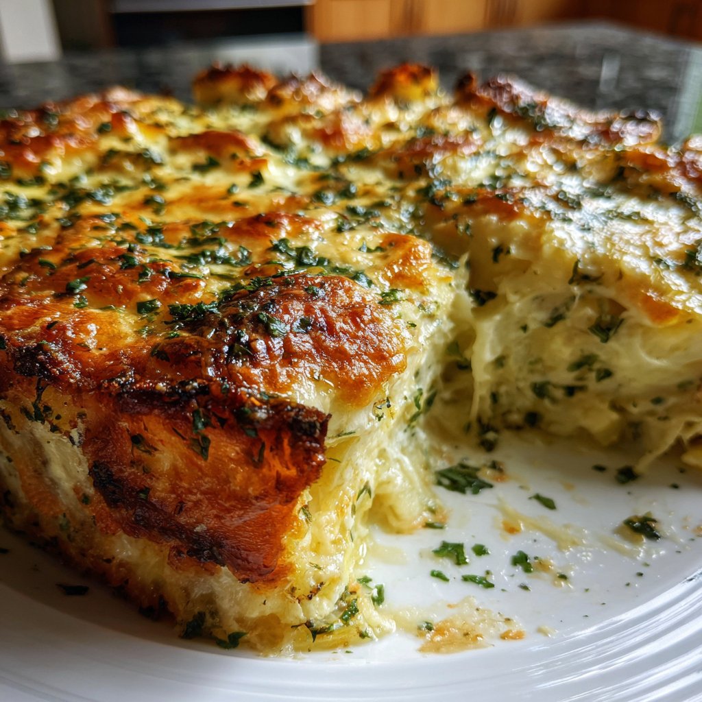 Abendessen mit cremigem Gemüsegratin
