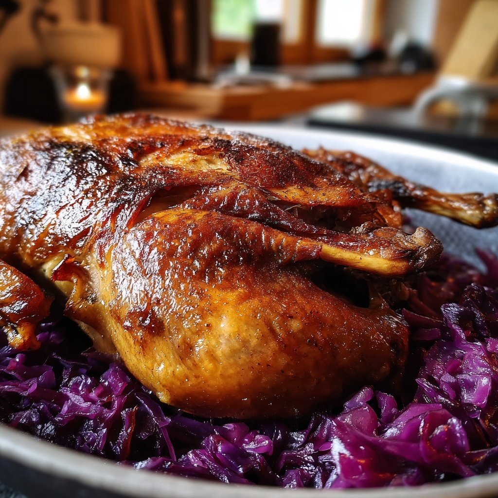 Saisonal & Festlich Weihnachtsgans mit Rotkohl