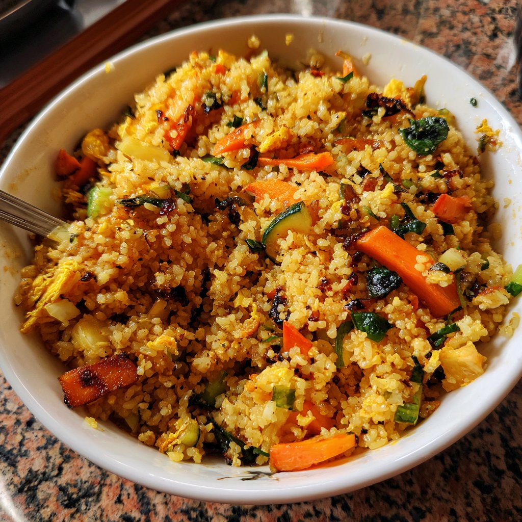 Gebratener Reis mit Gemüse