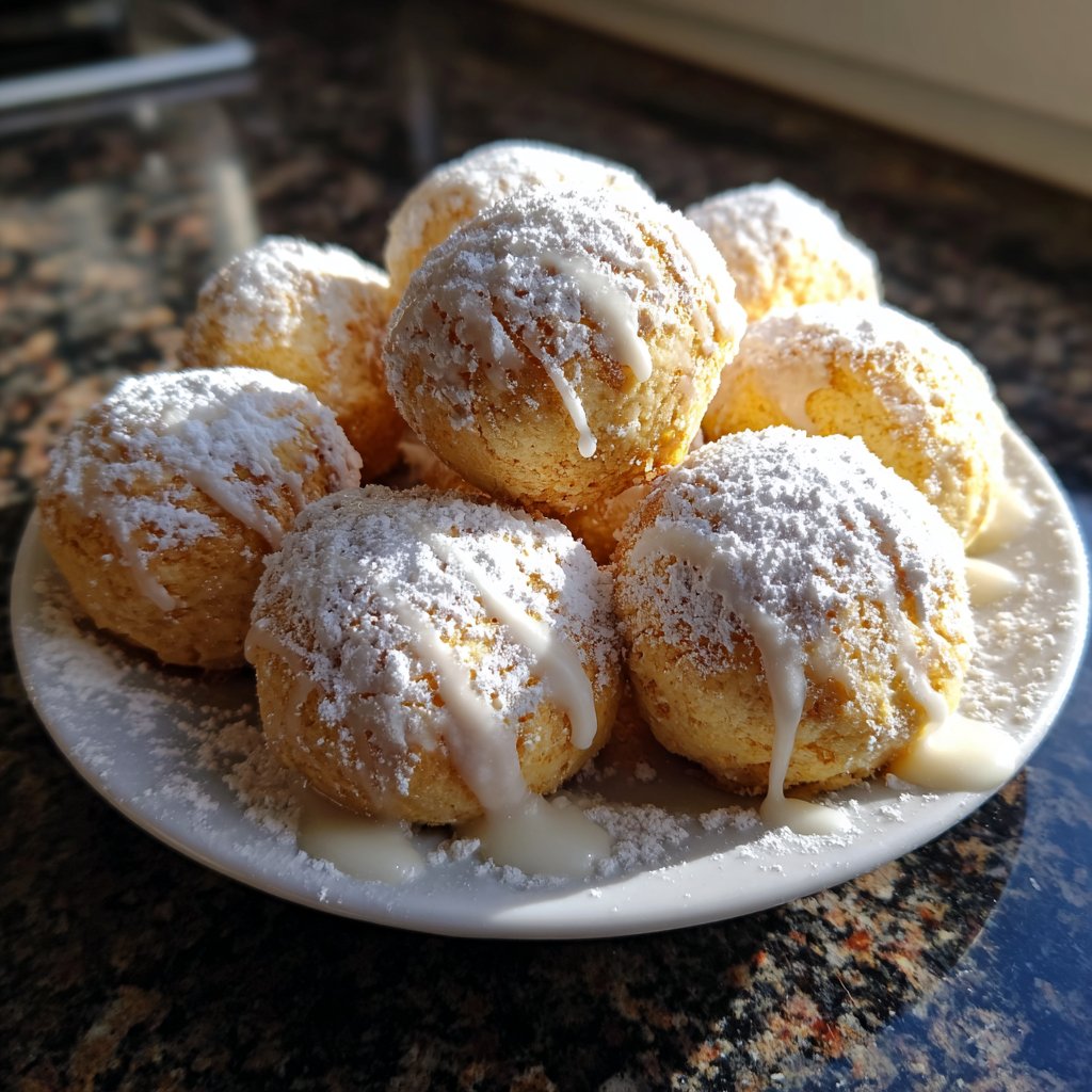 Quarkbällchen luftig