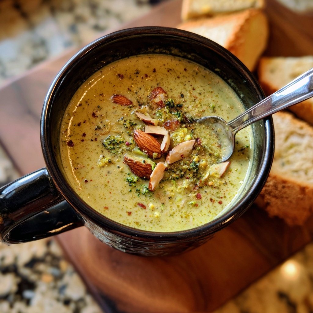 Brokkoli Mandel Suppe