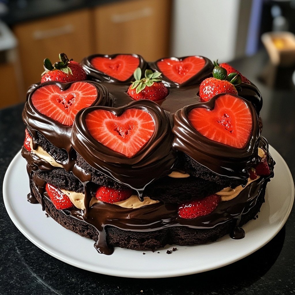 Valentinstag Desserts mit Schokolade